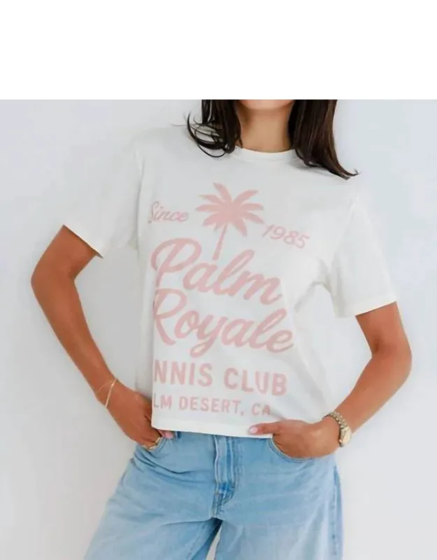 Palm Royale Tennis Everyday Tee