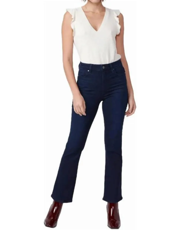 Claudine High Rise Ankle Flare Jeans