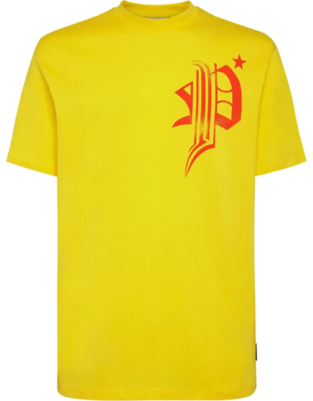 T-shirt With Round Neck And Skull Design