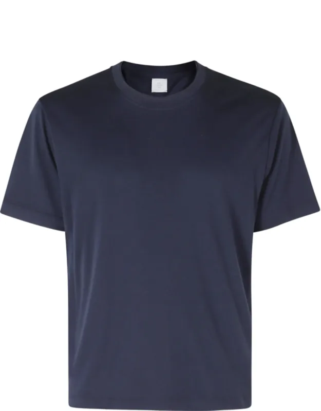 Bordini Contrasting-profiles Cotton-blend T-shirt