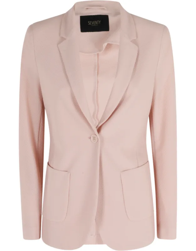 Single-breasted Patch-pocket Blazer
