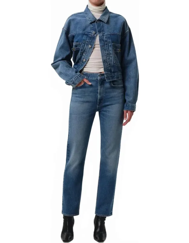 Horsebit Blaine Straight Leg Jeans