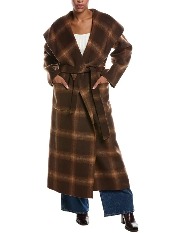 Mulhollond Plaid Robe Coat