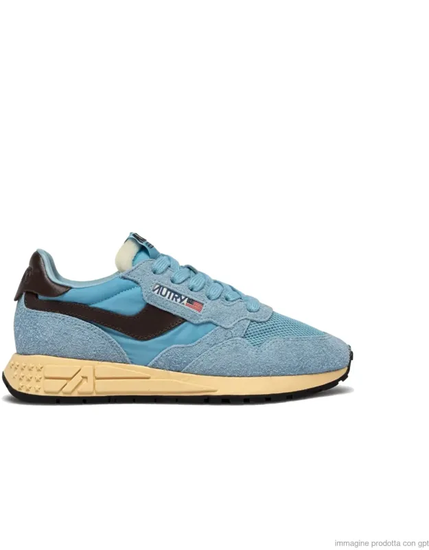 Reelwind Low Nylon And Suede Sneakers