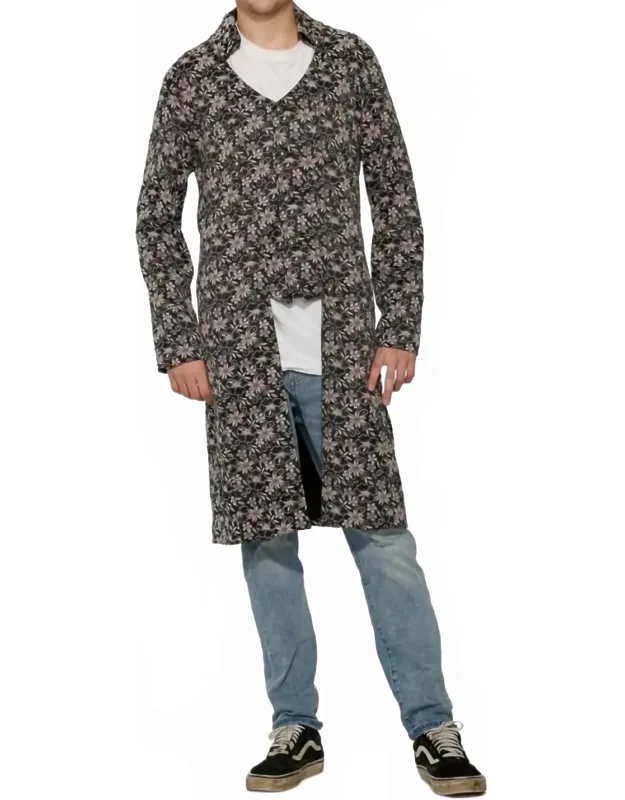 Jacquard Coat