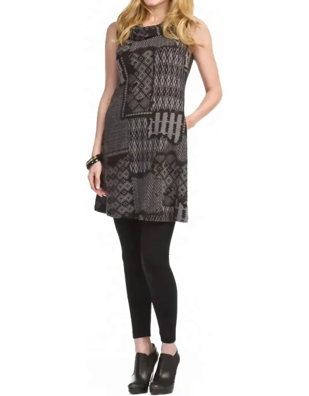 Cowl Neck Sweater Dress