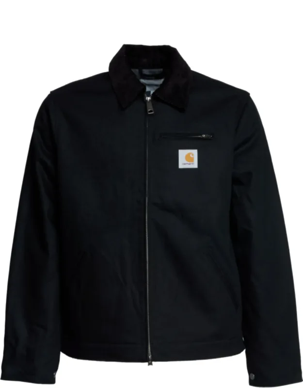 Blanket Lined Corduroy Collar Canvas Jacket