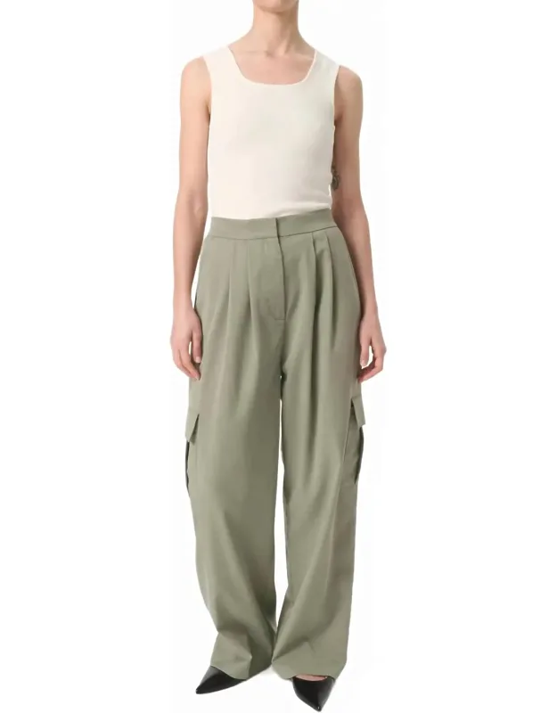 Kellie High Waist Cargo Trousers