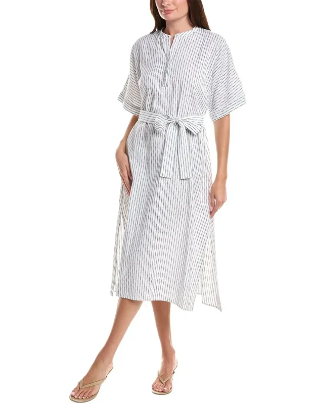 Linen-blend Dress
