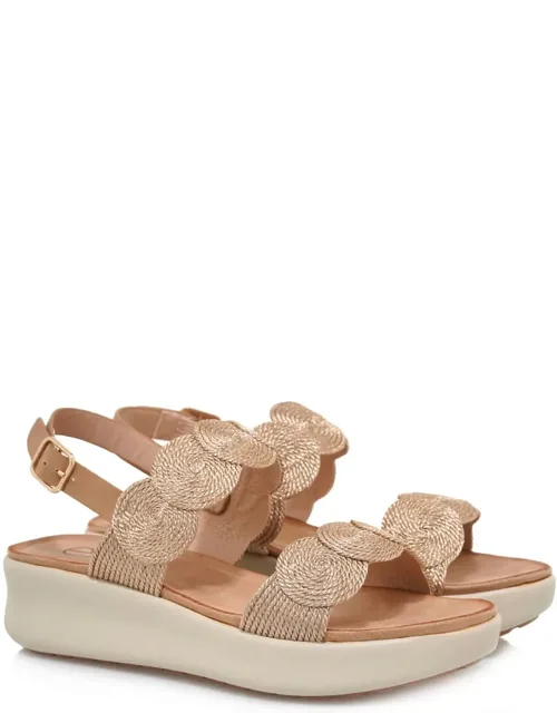 Strass Wedge Sandals