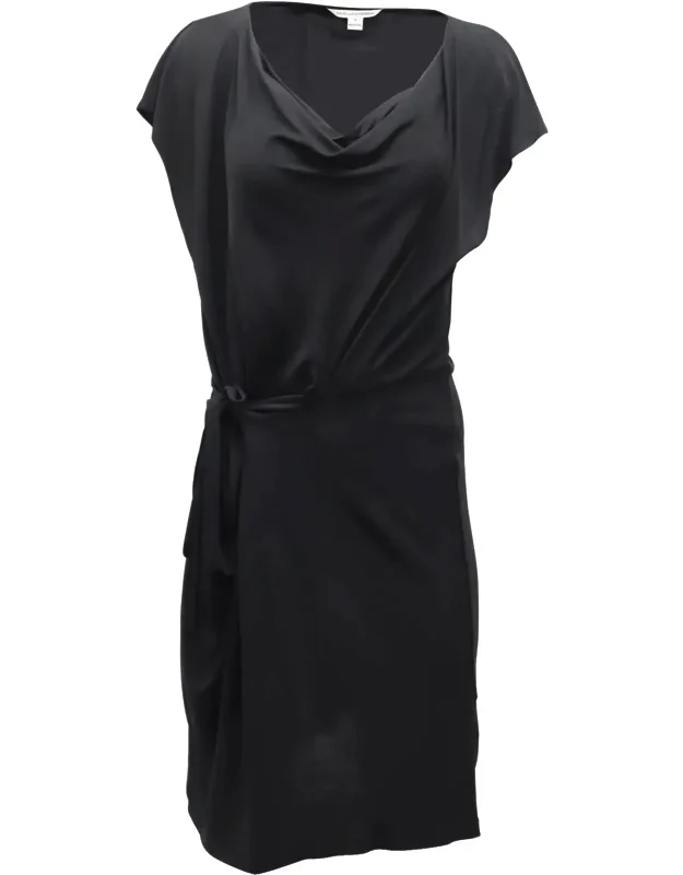 Side-tie Draped Dress