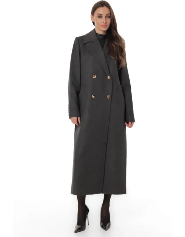 Tailored Cashmere Wool Coat