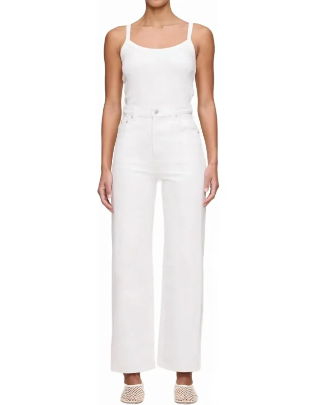 Karmina Refined Wide Leg High Rise Jeans