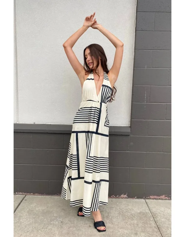Claudette Geometric Dress