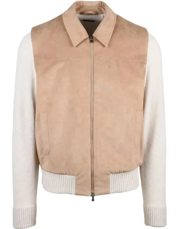 Suede Effect Jacket