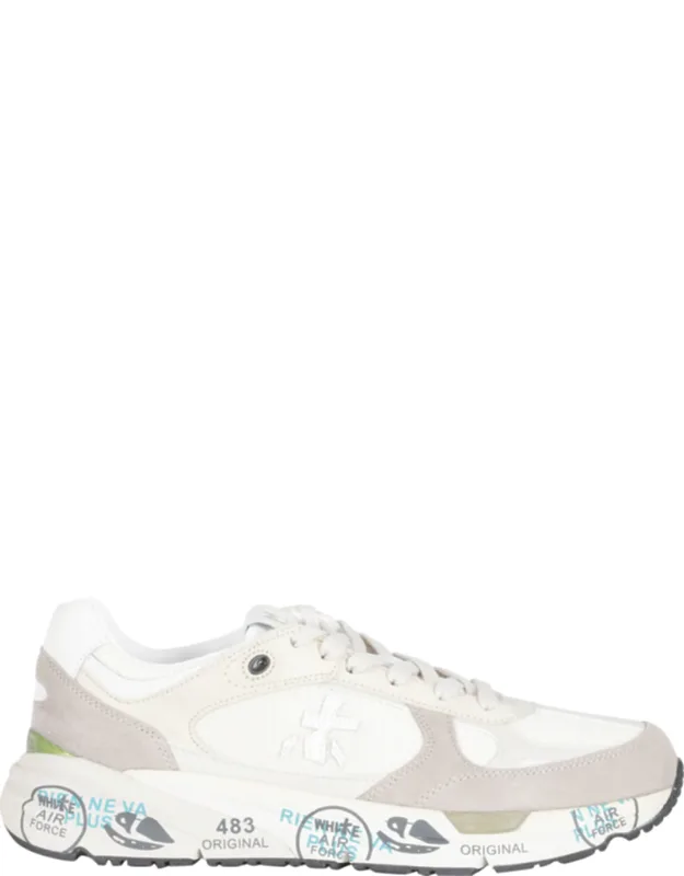Mase Iconic Side Design Leather Sneakers
