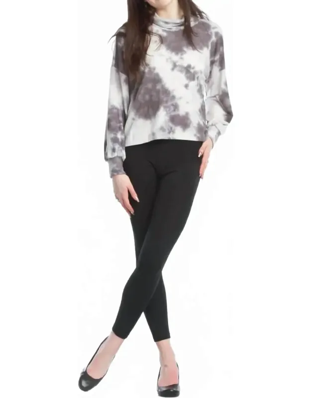 Tie Dye Turtle Neck Sweater