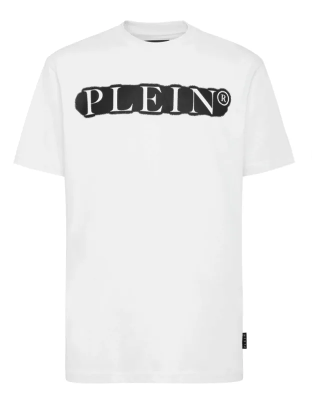 T-shirt Round Neck Ss Spray Effect Print