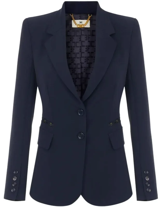 Tailored Flap-pocket Blazer