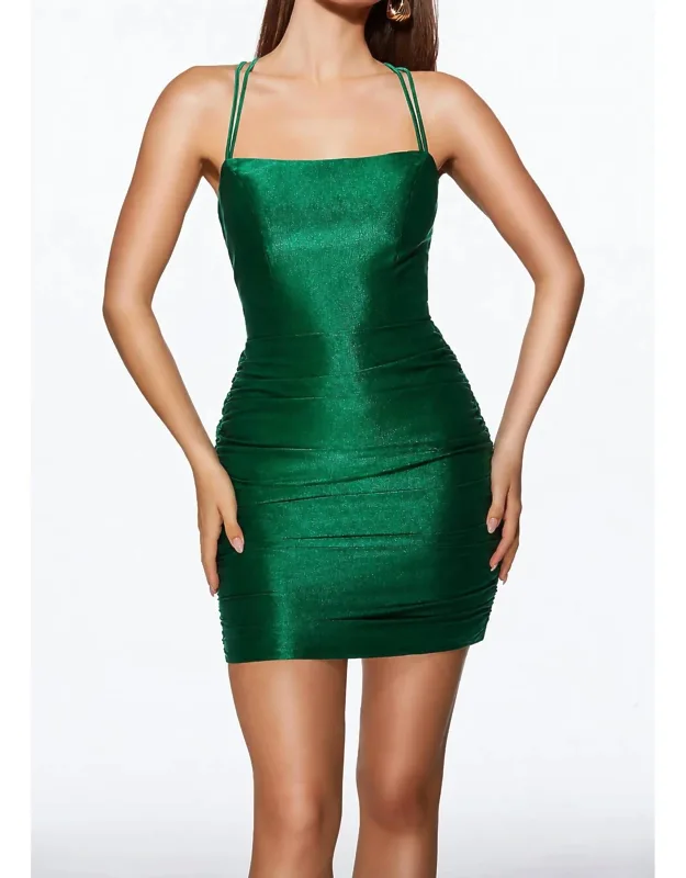 Short Dress With Double Straps