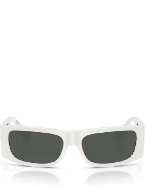 Lens Logo Injected Rectangular Sunglasses