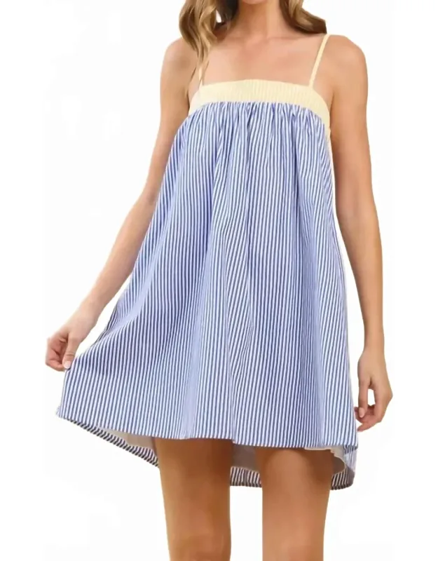 Relaxed Babydoll Mini Dress