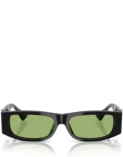 Medusa Glam Acetate Rectangular Sunglasses
