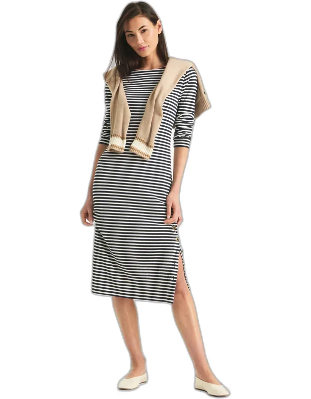Long Sleeve Side Slit Dress