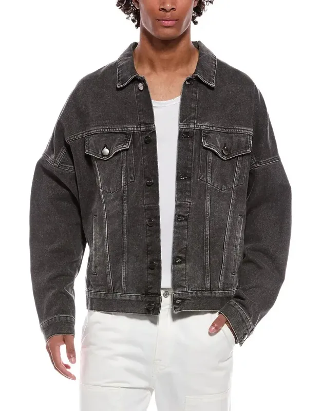 Back Logo Over Denim Jacket