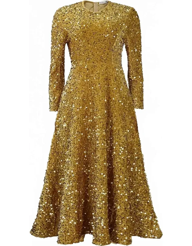 Sequin Midi Dress