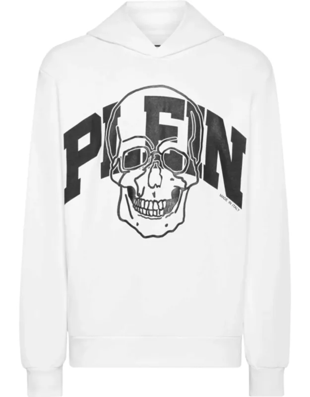 Hoodie Sweatshirt With Soft Cotton Blend Fleece And Two Slit Pockets