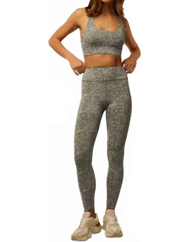 Midas Wolf Jacquard Leggings