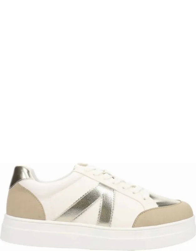 Astra Faux Leather Platform Sneakers
