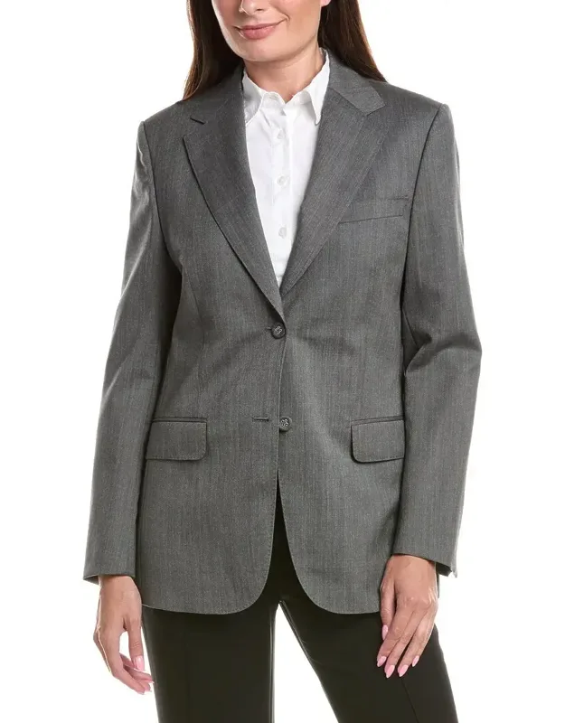 Wool-blend Blazer