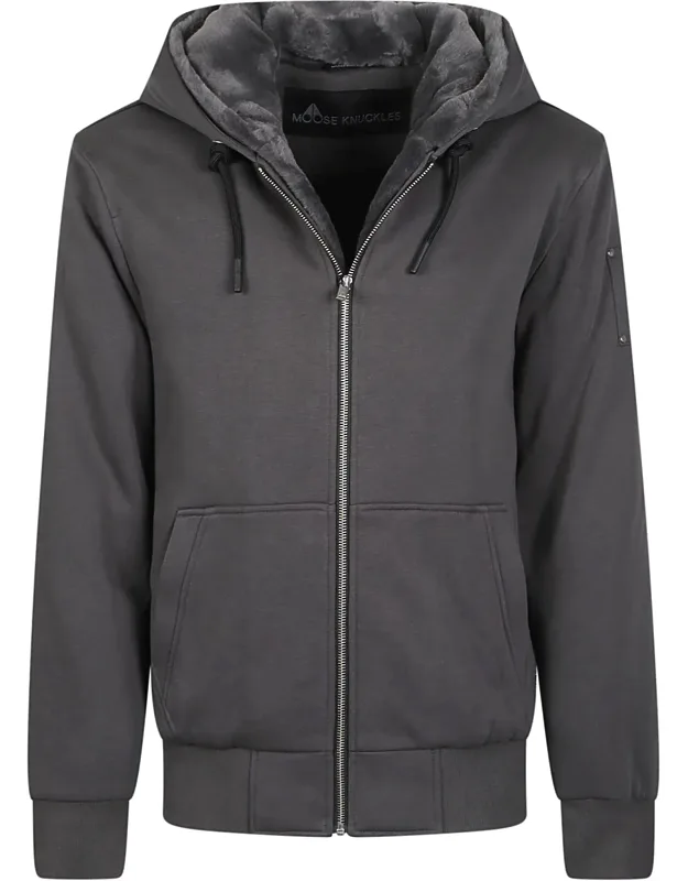 Plush Hood Zip-up Hoodie