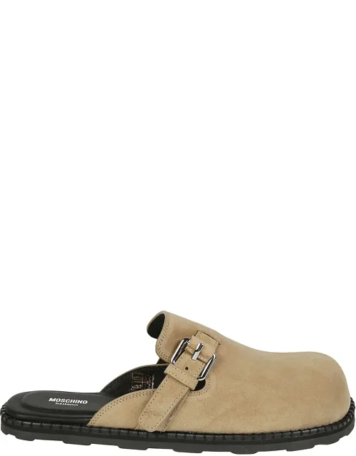 Calf Leather Rounded Toe Sandals