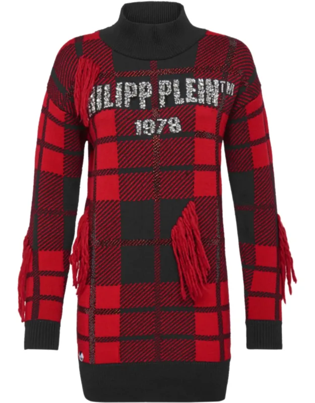 Pullover Round Neck Tartan