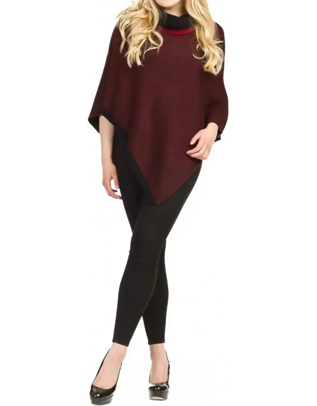 Cowl Neck Poncho