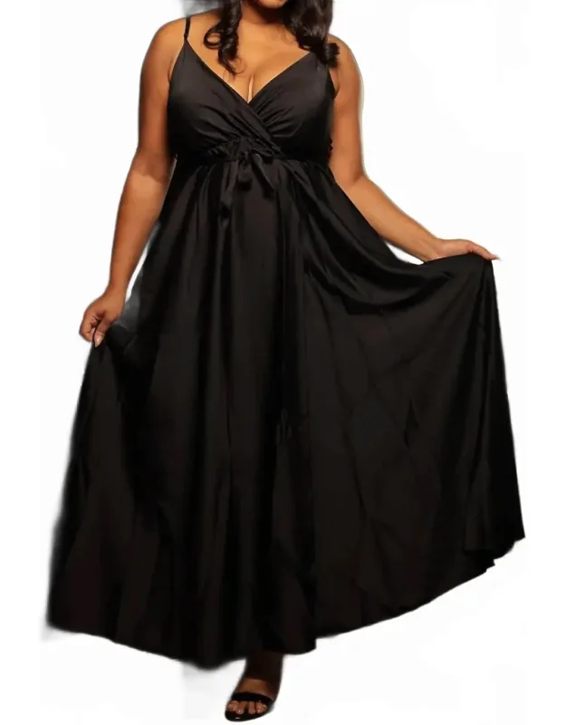 Satin Maxi Dress