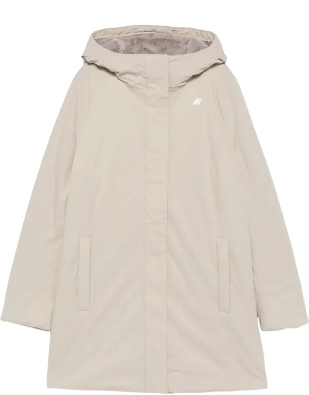 Twill Soft Beaver Hooded Short Coat