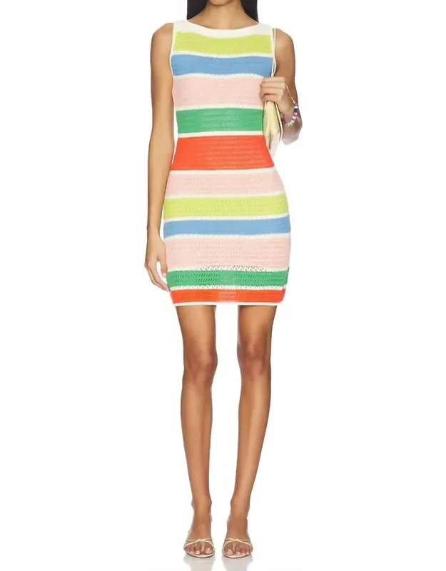 Perla Crochet Mini Dress