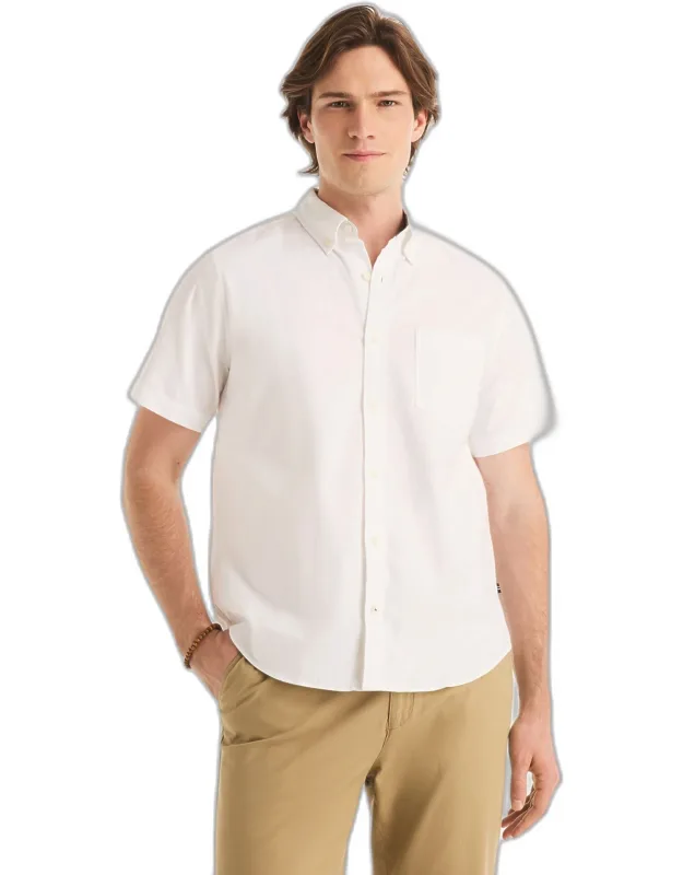 Short-sleeve Classic Fit Oxford Shirt