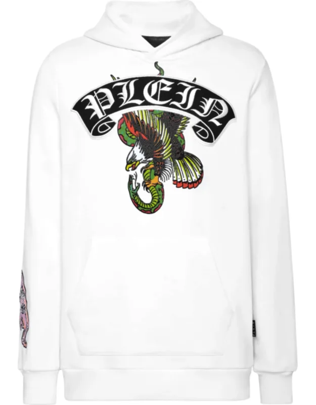 Hoodie Sweatshirt Stones Gothic Cotton Fleece Prints