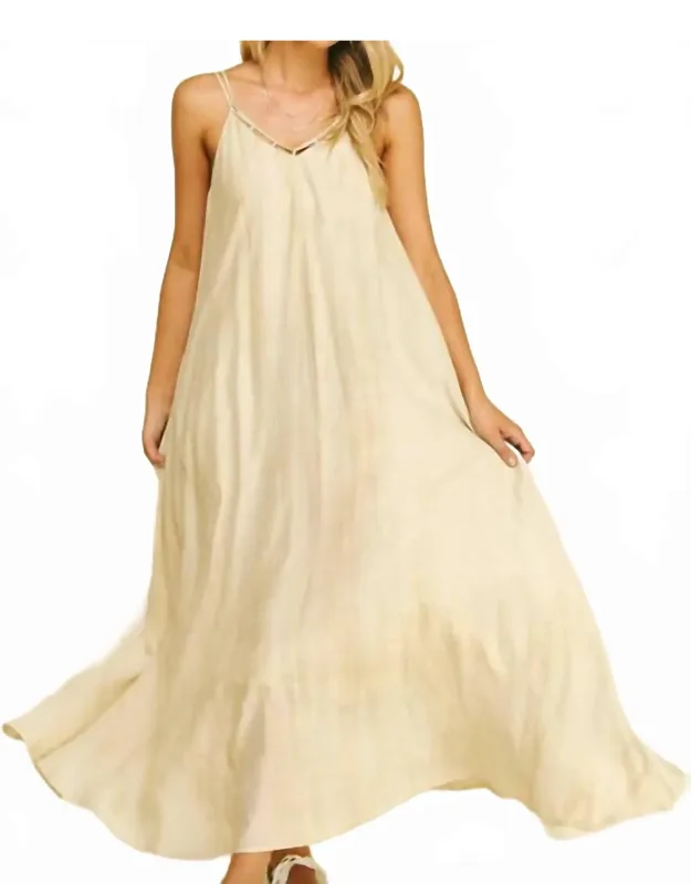 Textured Woven Maxi Dress