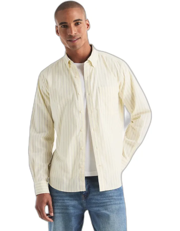 Nautica Striped Oxford Shirt - Classic Fit, Button-down Collar