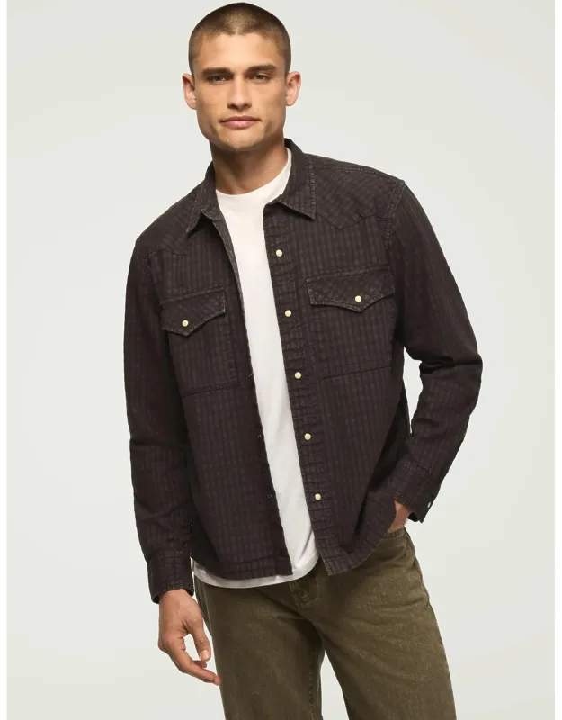 Long Sleeve Relaxed Western Shirt