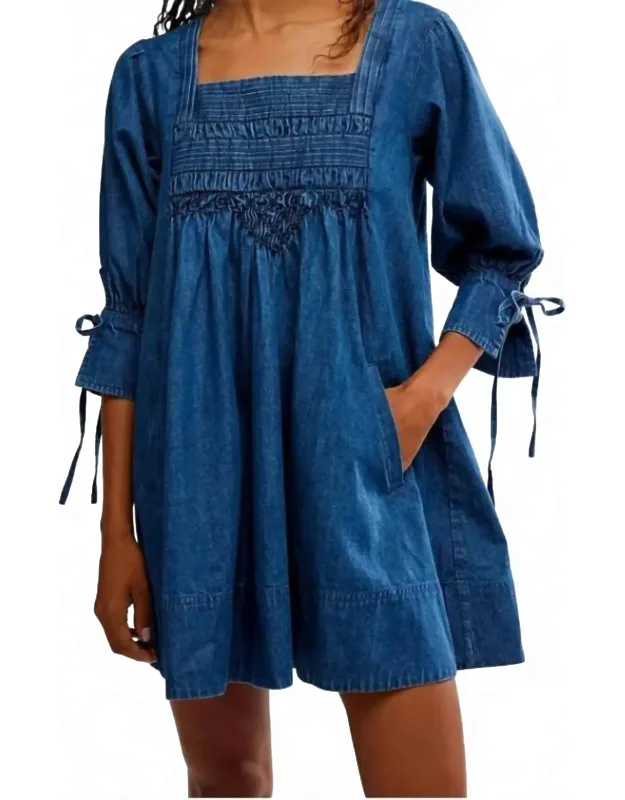 Sonora Denim Mini Dress