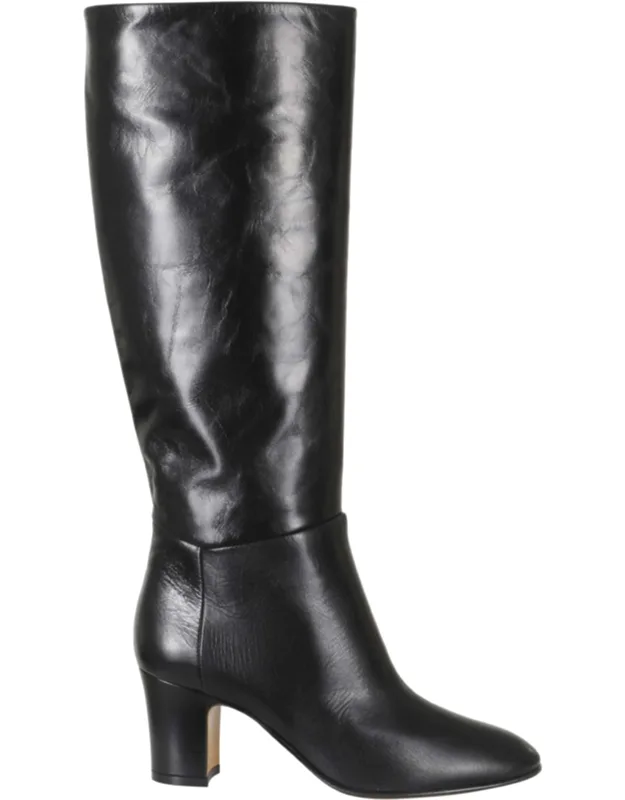 Leather High Shaft Boots