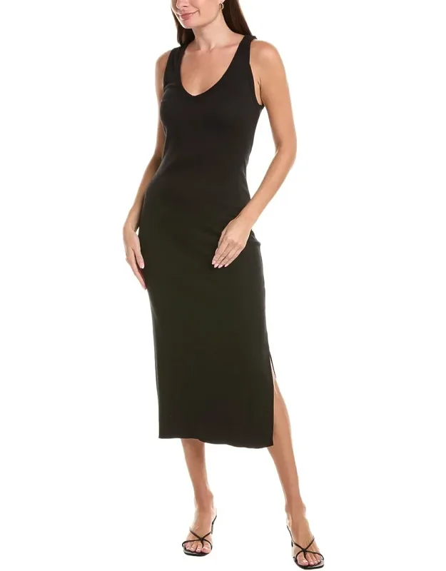 Lilo V-neck Midi Dress