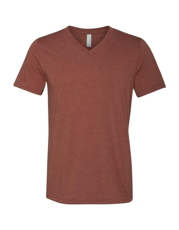 Triblend V-neck Short Sleeve Tee
